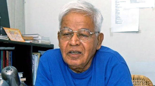 Veteran journalist and activist Hussain Naqi.