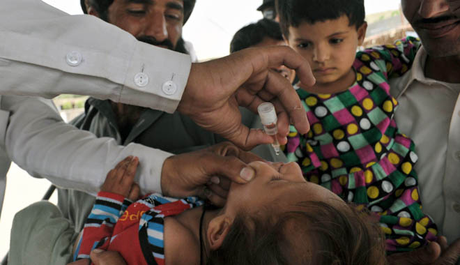 Over 64,000 children have been vaccinated against polio.