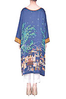 This one’s for an iftar that will run on into dinner. Evoking the hues of dusk, the Sania Maskatiya kameez has embroidered leaves lightly strewn across its front, and lets the back do all the talking, with a glorious digital print of a Mughal scene. Likely to make you the talking point of the evening, the charmeuse kameez is priced at 16, 500 rupees. 