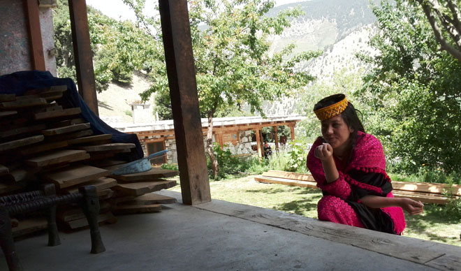 Visiting the locals.