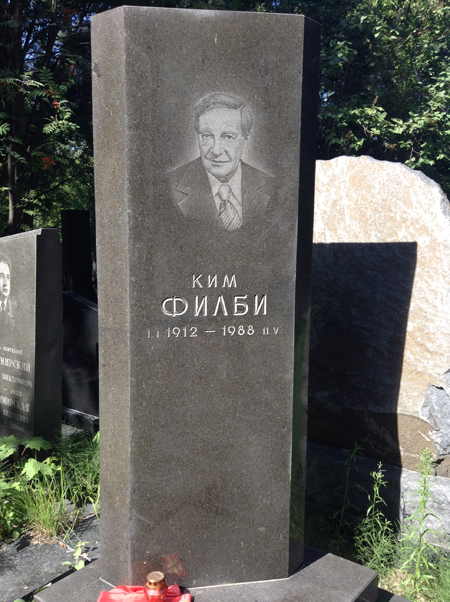 ‘Kim’ Philby looks out on a very different Moscow.
