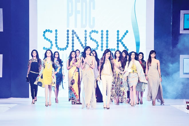 Shehla Chatoor’s Samsara collection from this year’s PFDC Sunsilk Fashion Week marked the debut of her bespoke jewellery line. Photo Courtesy: Faisal Farooqui 