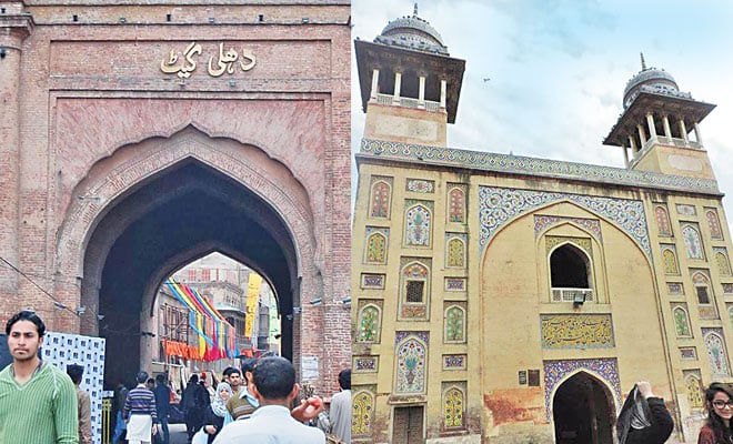 The tour embarks outside the Lawrence Gardens and takes history enthusiasts through landmarks like the Delhi Gate, the Wazir Khan Mosque and the historical Walled City (below). 
