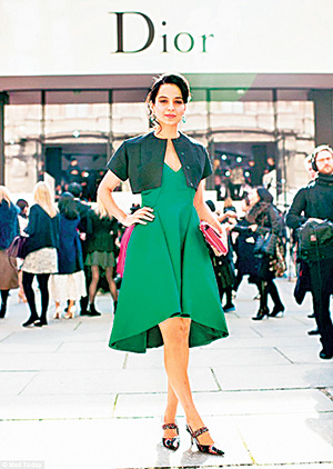 Kangana Ranaut She&rsquo;s one of Bollywood&rsquo;s most fashion-savvy stars and it seems like the rest of the world is realizing it too. Kangana preened like a queen in the front row at Christian Dior and even rubbed shoulders with the label&rsquo;s creative director Raf Simmons post-show. There is so much to love and take back form her look - the asymmetrical hemline would elevate a summer tunic from plain to trendy; the emerald colour, or a similar jewel-toned shade, would stand out in a crowd of prints and the bright pink bag shows us how a pop of colour can look great with any outfit. 