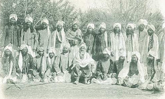 Khan of Kalat and sardars, Balochistan, March 6, 1906.