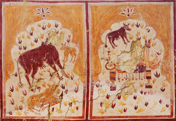Depicting the romance of Sohni-Mahinwal. 