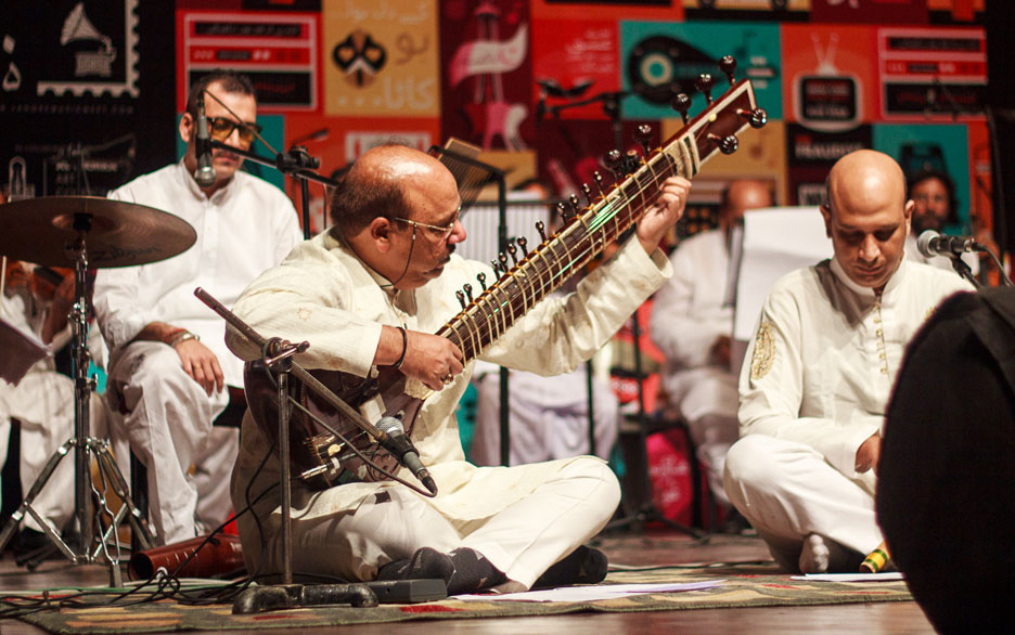 Sachal Studios orchestra had the audience in thrall. -- Photos by LMM