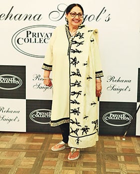 Rehana Saigol is the brains behind Private Collection, a label that offers timeless jewellery pieces like the one modelled by Zara Peerzada.