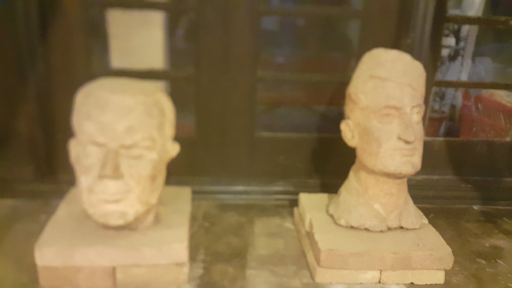 Sculptures by Ghani Khan.