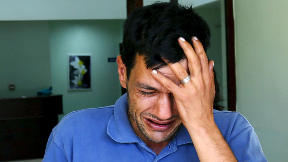 Devastated Abduullah Kurdi after losing his entire family to one tidal wave.