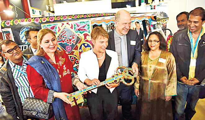 Truck Art has become a strong and vibrant brand of Pakistan; a colourful rickshaw was presented to the Belgian government to reinforce Pakistan’s artistic strength. 