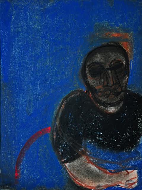 A picture about Arif, pastel on paper by Ali Sultan. 