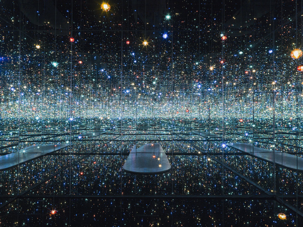 ‘Infinity Mirrored Room -- The Souls of Millions of Light Years Away’, by Yayoi Kusama.