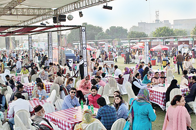An overview of the bustiing Lahore Eat. Picture courtesy Minnoo Pictures