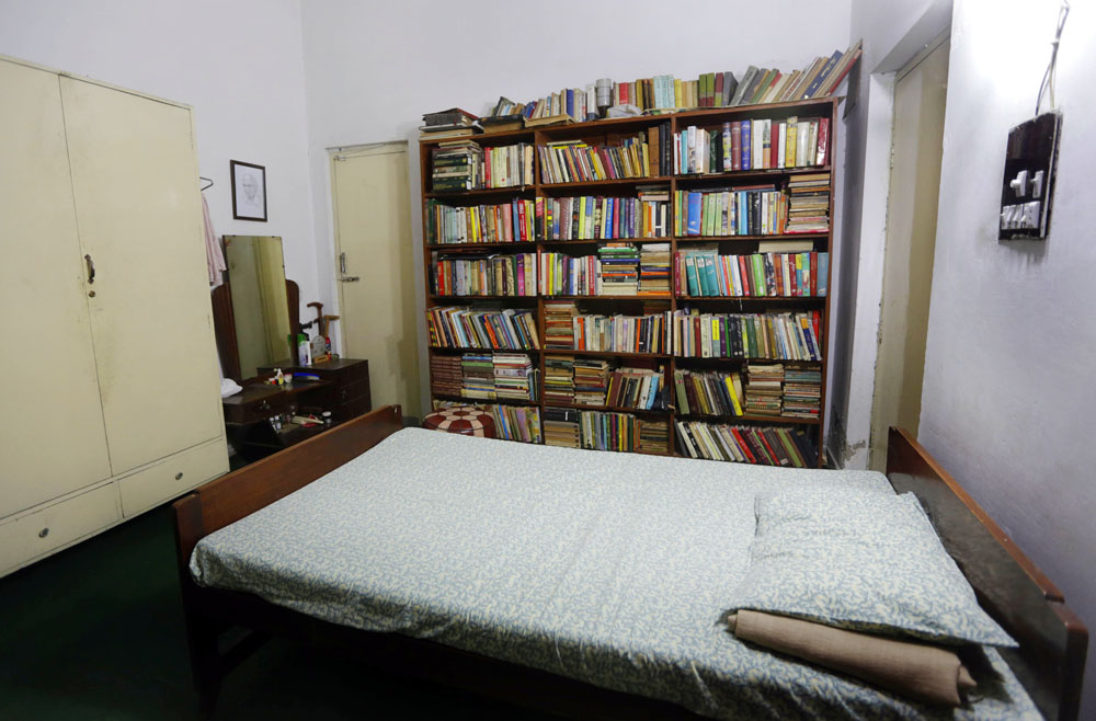 His collection of books is, perhaps, the most prominent of his possessions. 