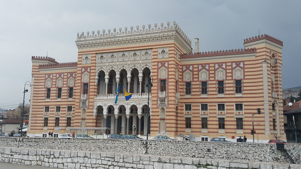 The magnificent Sarajevo Library and City Hall