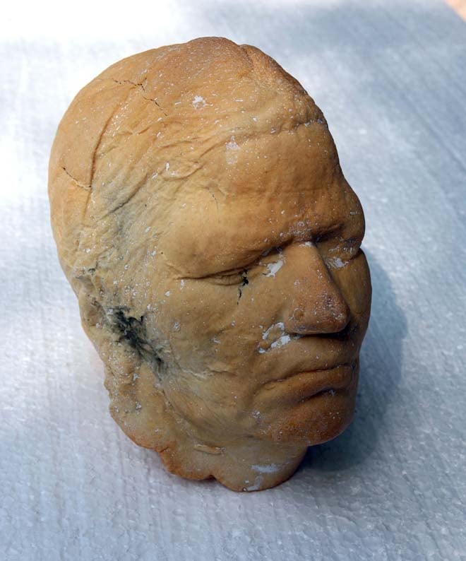 Baked Bread Head by Nausheen Saeed. 