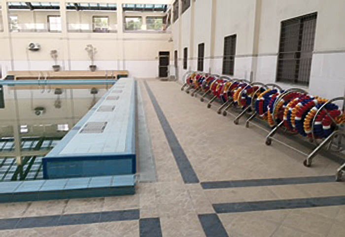 State of the art pool.