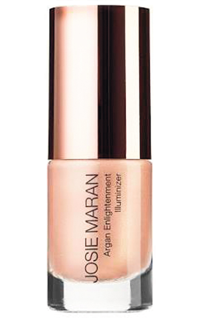 Josie Maran's mineral rich highlighter gives you a gorgeous lit from within glow that can be build up for greater sheen.