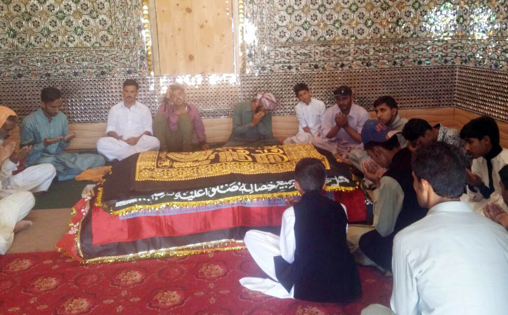 Inside view of the Shrine.