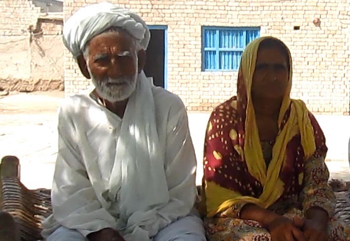 Qandeel Baloch's parents.