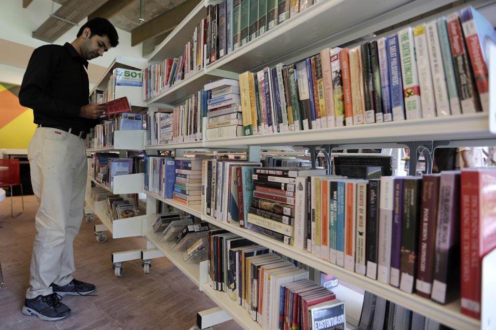 At the moment, the books are divided in two broad categories: fiction and non-fiction, which is perhaps a way of dividing literary and non-literary works or imaginative and analytical work.