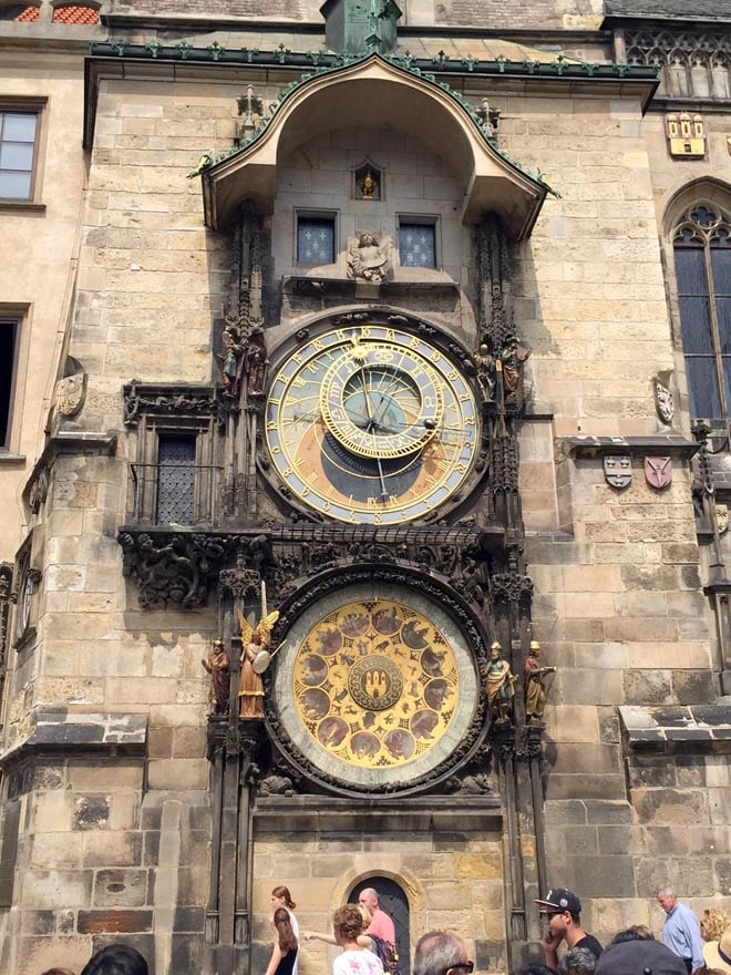 The Astronomical clock.
