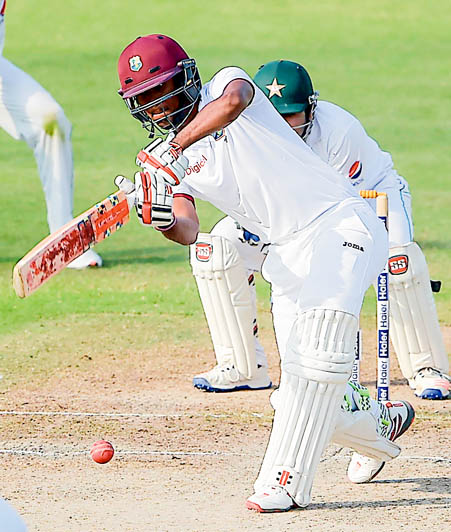 Kraig Braithwaite&hellip; exposed the shortcomings in  Pakistan&rsquo;s much-vaunted bowling arsenal in Sharjah 