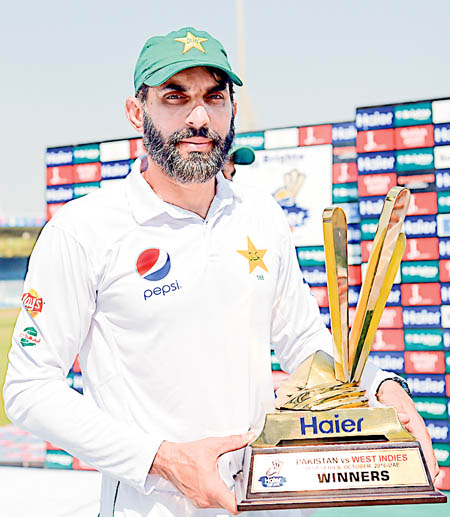Misbah-ul-Haq… could be a few matches away from  retirement