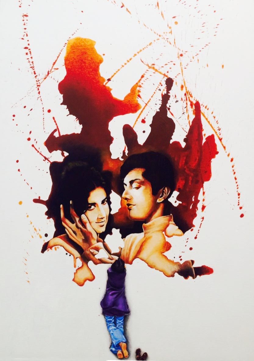 Anam Shakil, Nostalgia Acrylic on canvas.