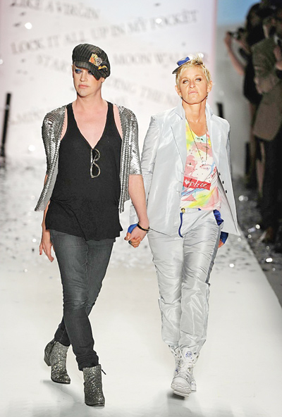 Back in 2010 Ellen Degeneres made her most significant catwalk appearance in New York, much to the surprise of the audience. She camped it up with the drag queens in the show and participated simply to advocate gay rights and to support the openly gay designer, Richie Rich. 