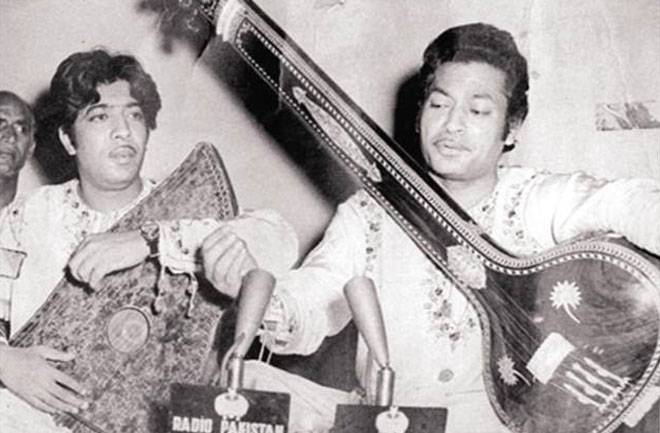 After the untimely death of his elder brother, Ustad Amanat Ali Khan, he was doubly entrusted to keep the flame of music lit as well as provide for the family.
