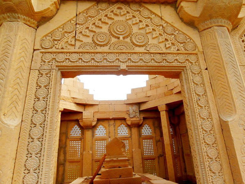 Entrance of a tomb.