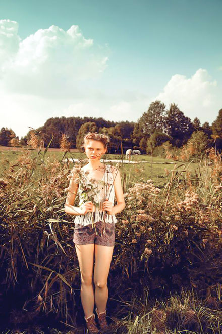 Hannan Siddique's recent shoot in Poland. 