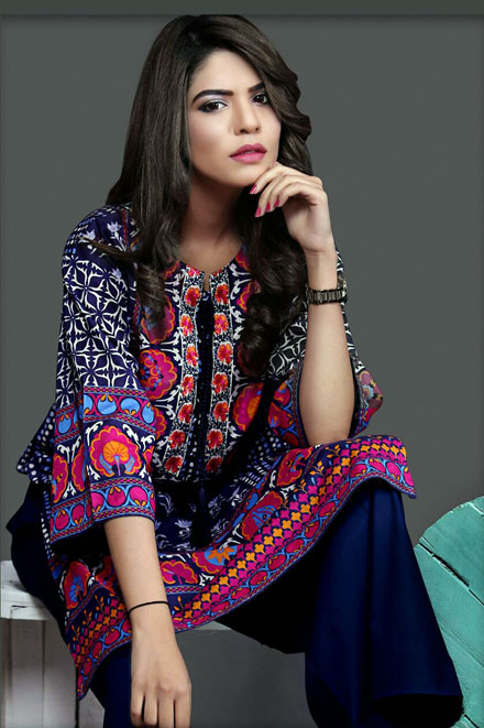 Waheed’s upcoming lawn collection has 17 designs in total. 