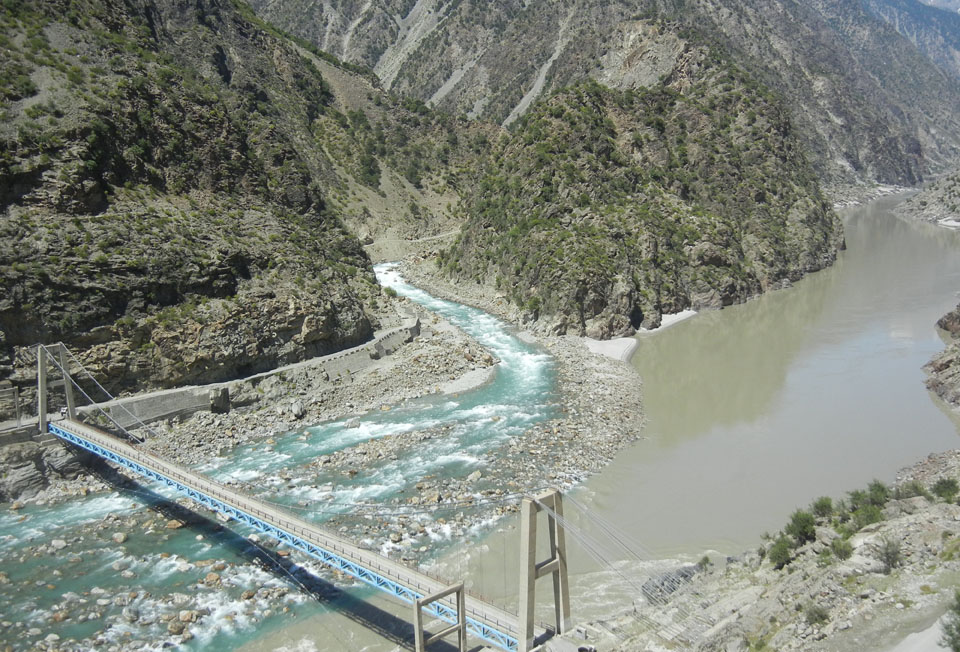 Confluence of Tangir and Indus.