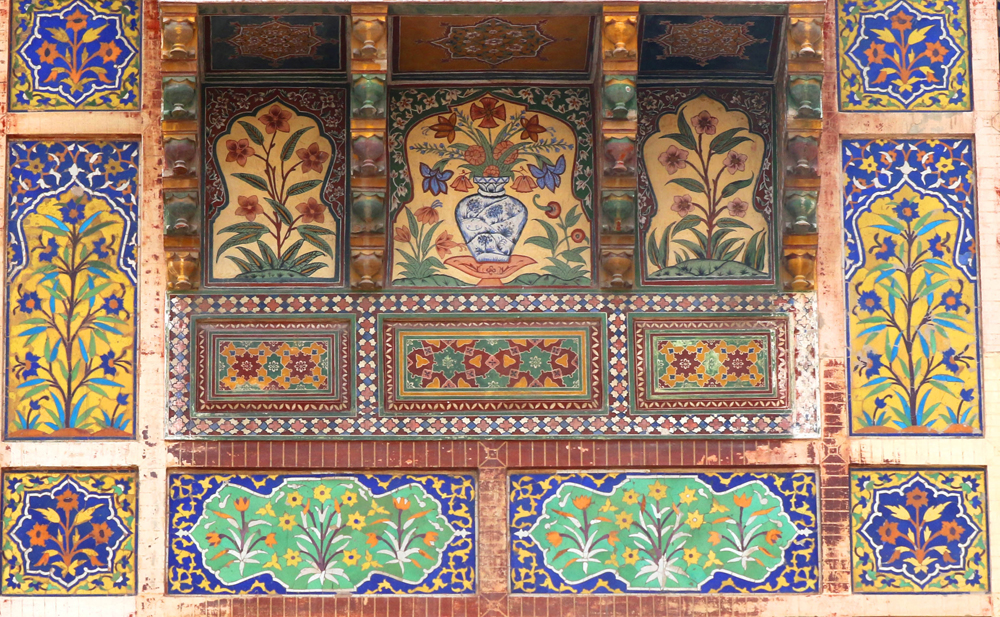 The students of National College of Arts (NCA) are said to have done fresco work.