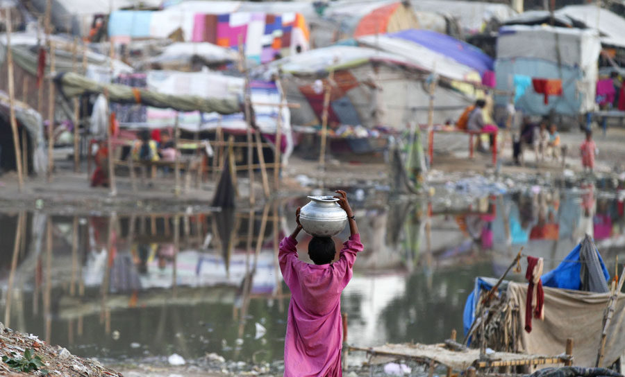 The place where they are settled now is immersed in water during this season. 