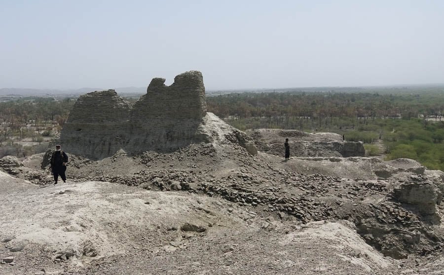 Ruins of Ari Jam's fort in Turbat.