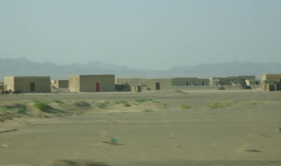 Traditional Baloch mud houses.