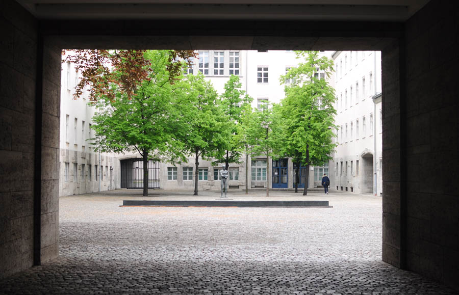 The courtyard of the German Resistance Memorial Center is dedicated to the officers executed on July 20, 1944.