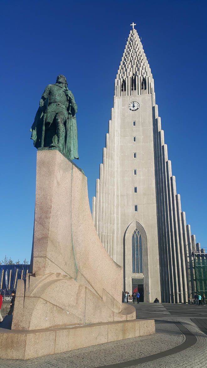 The iconic Hallgrimskirkja Church