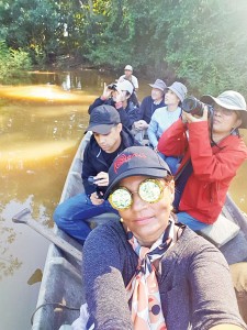 Frieha stayed at the breathtaking Reserva Amazonica, situated on the banks of the Amazon River for a few days of kayaking, canopy bridge walking and exploring the lush jungles of South America. 