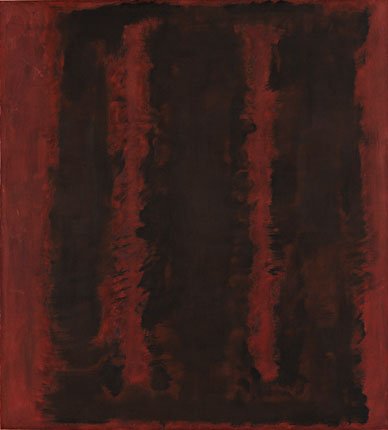 5. Black on maroon, 1958
