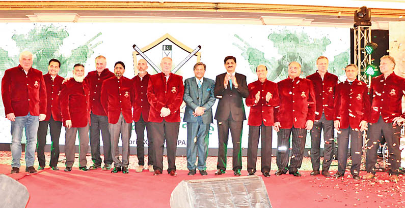 karachi:18jan2018.WORLD HOCKY Dinnar CM.photo shoaib ahmed