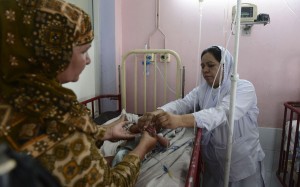 For paramedical staff, it&rsquo;s another workday. -- AFP photo