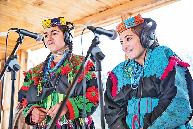 Among artists featured on Coke Studio Explorer are two girls called Ariana and Amrina, from Kalash. 
