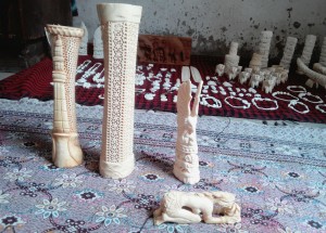 Some of his recent creations are Taj Mahal, mosques, a chessboard, animals, and statues. 