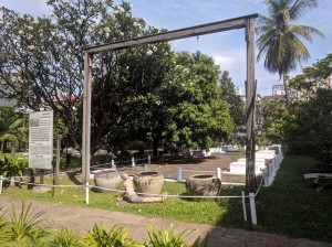 Glimpses from the age of coercion: Gallows and cells.