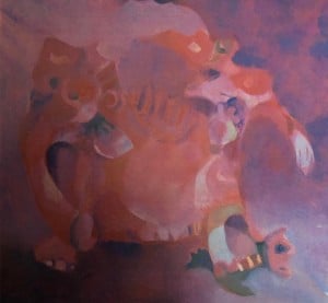 Rasheed Chowdhry: Decorated Elephant.